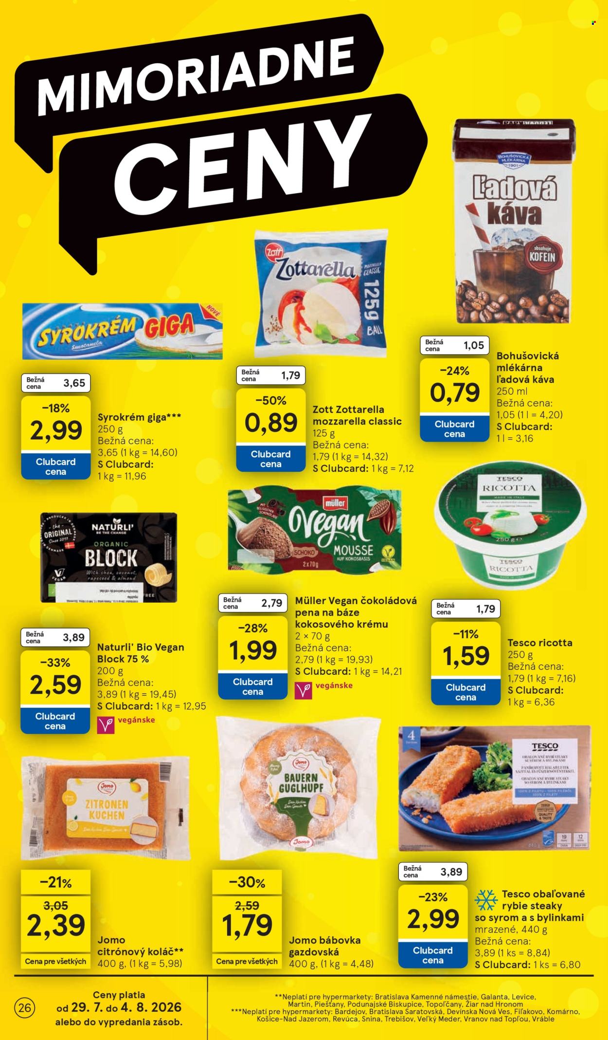 Leták TESCO - 29.7.2026 - 4.8.2026. Strana 26