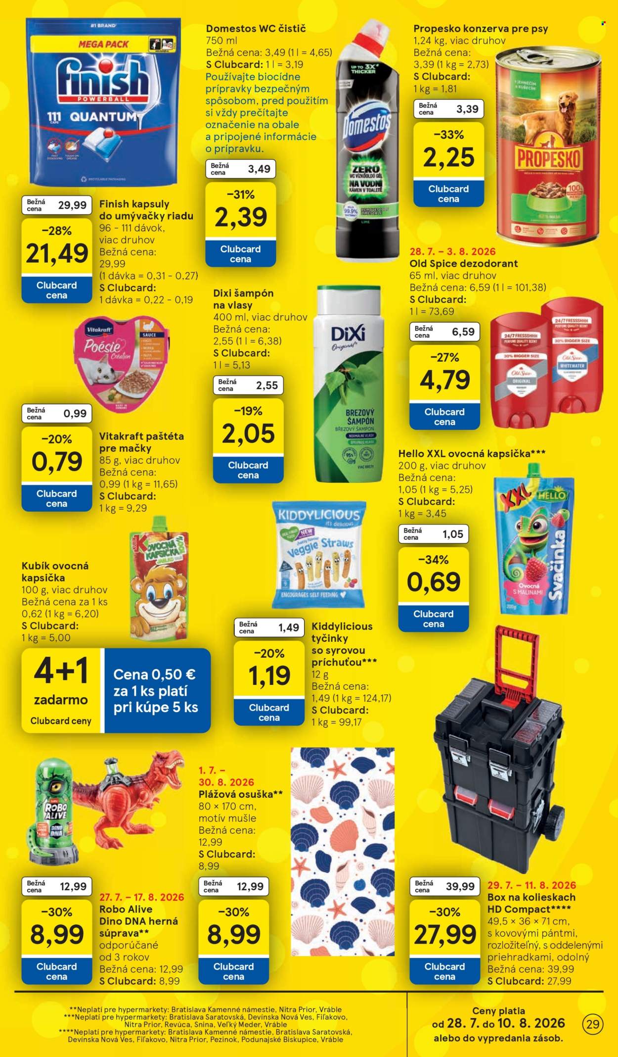 Leták TESCO - 29.7.2026 - 4.8.2026. Strana 29