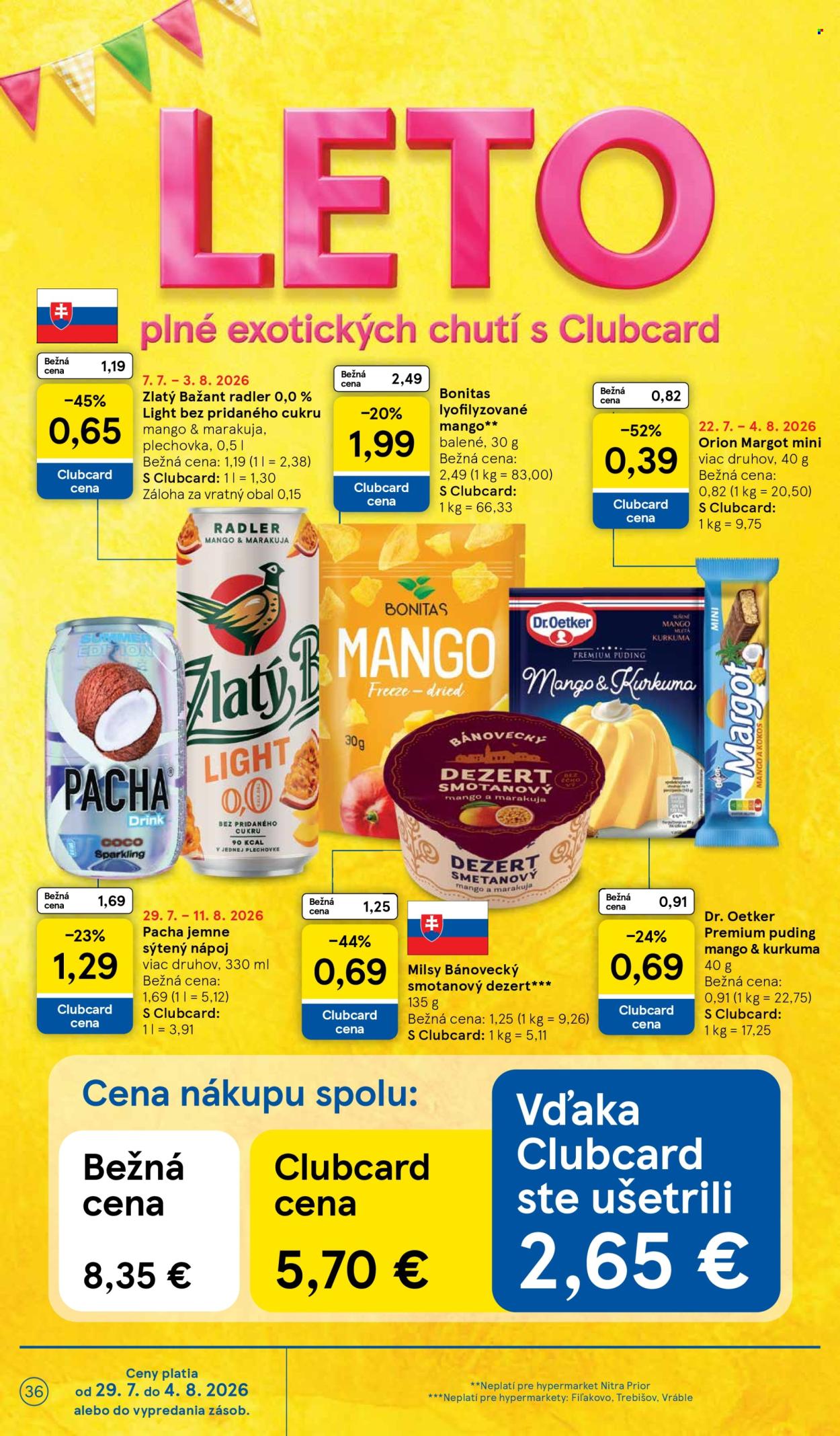 Leták TESCO - 29.7.2026 - 4.8.2026. Strana 36