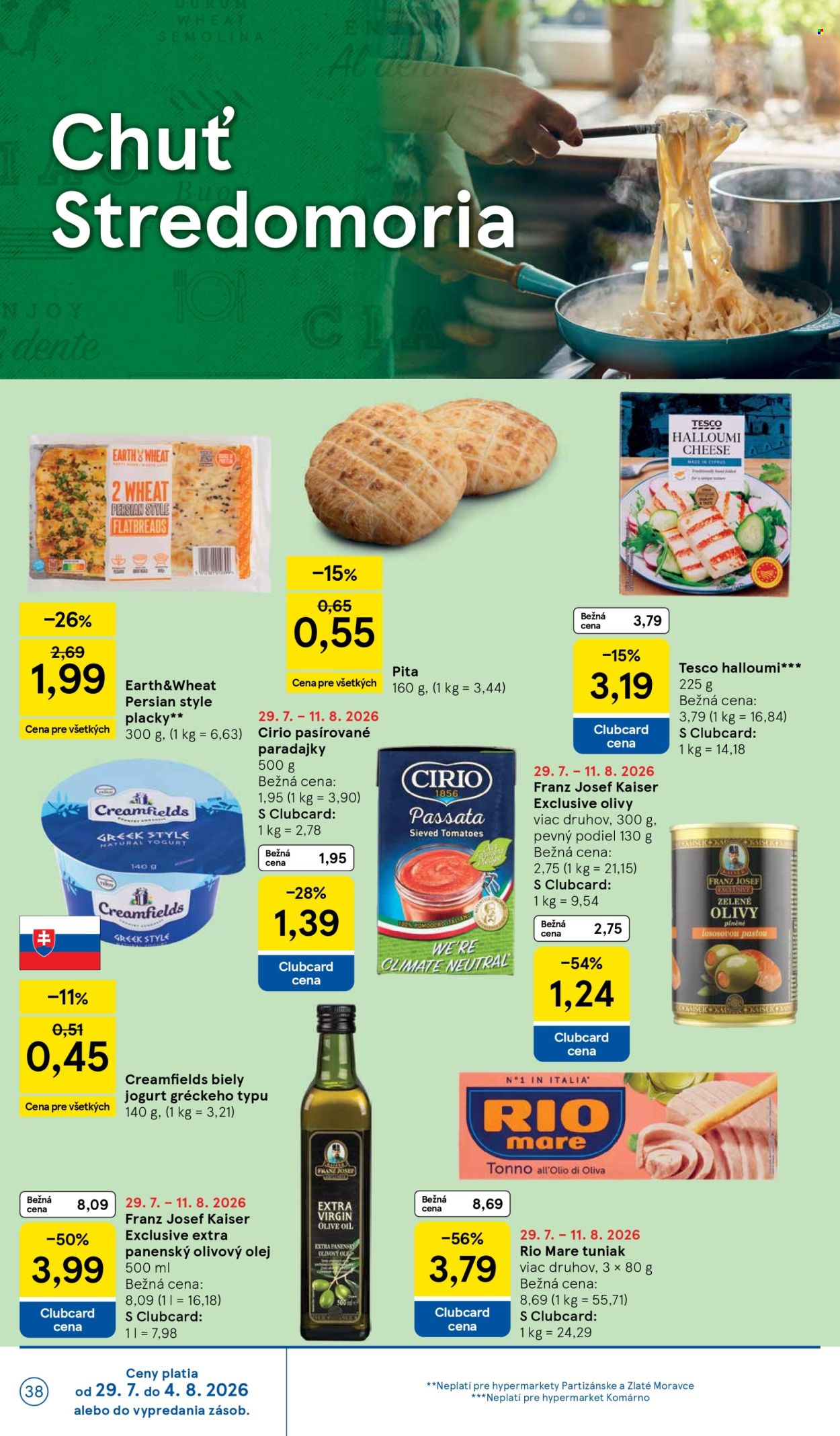Leták TESCO - 29.7.2026 - 4.8.2026. Strana 38