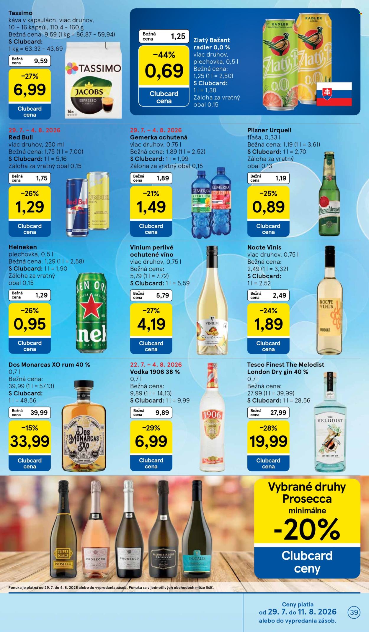 Leták TESCO - 29.7.2026 - 4.8.2026. Strana 39