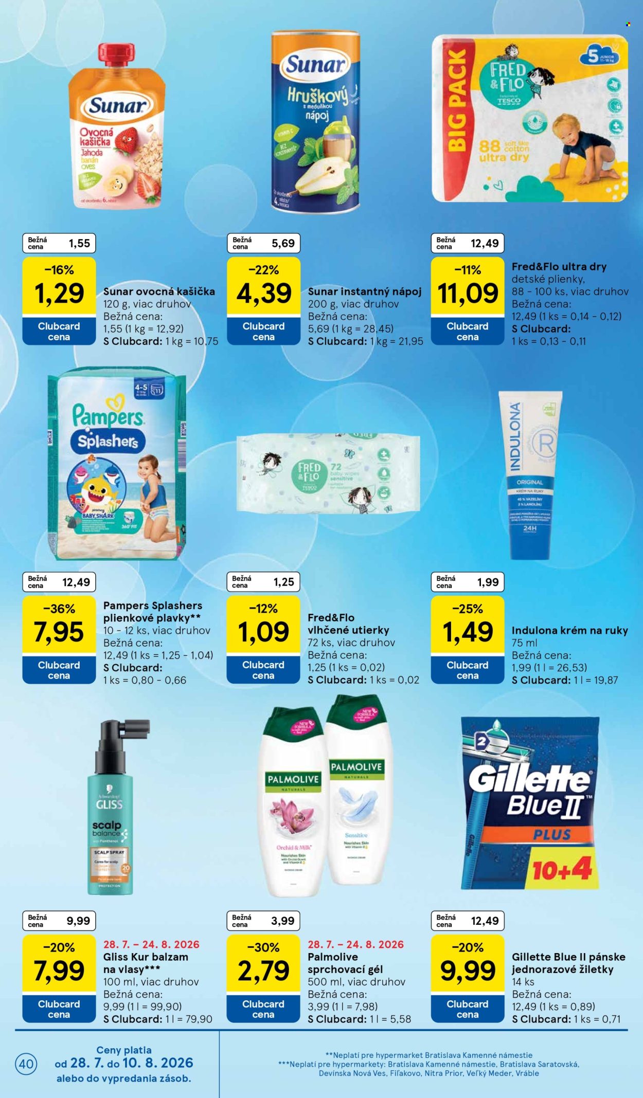 Leták TESCO - 29.7.2026 - 4.8.2026. Strana 40