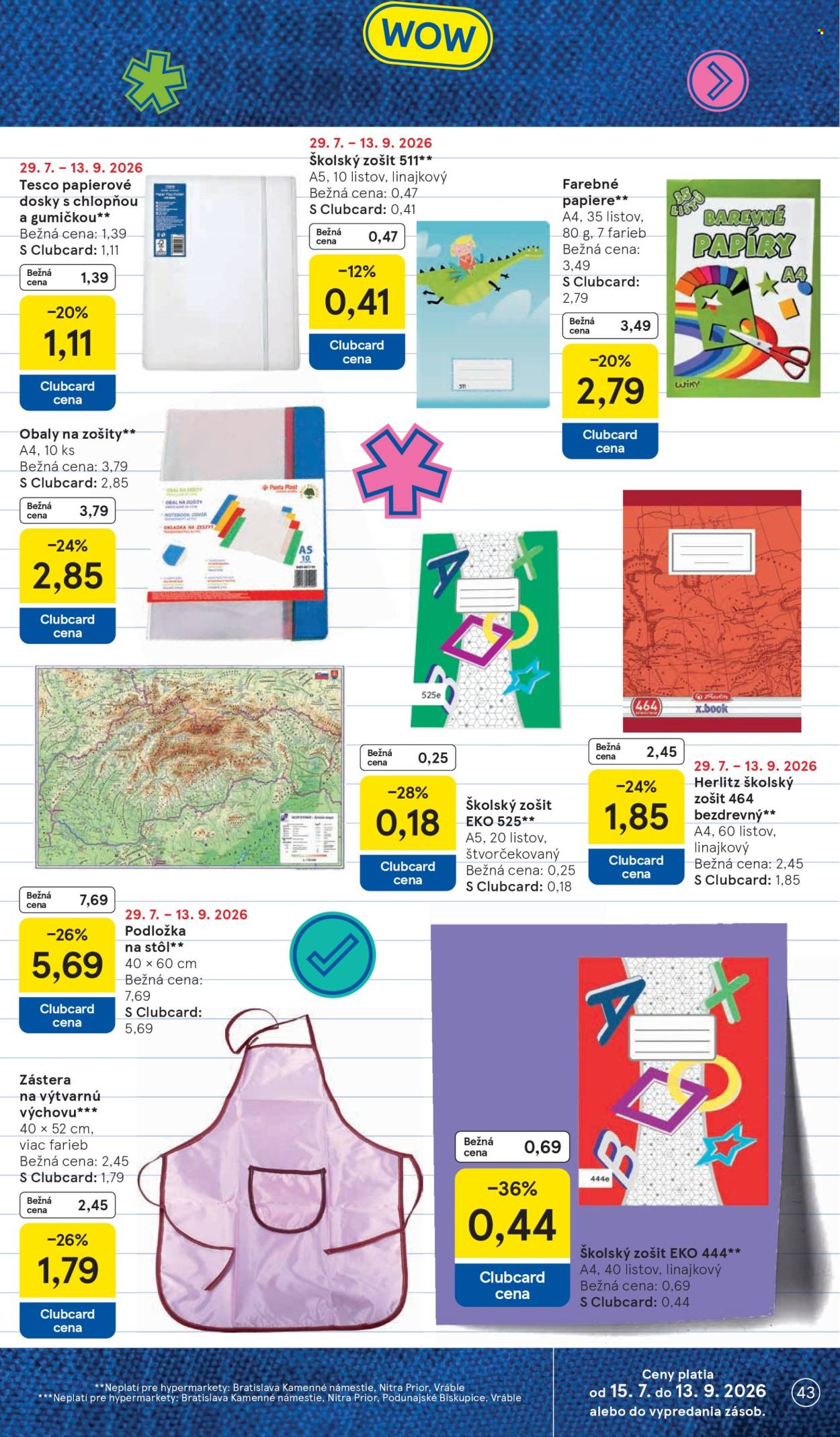 Leták TESCO - 29.7.2026 - 4.8.2026. Strana 43