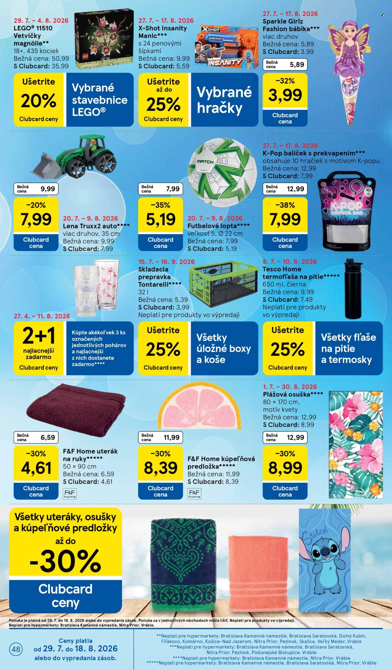 Leták TESCO - 29.7.2026 - 4.8.2026. Strana 48