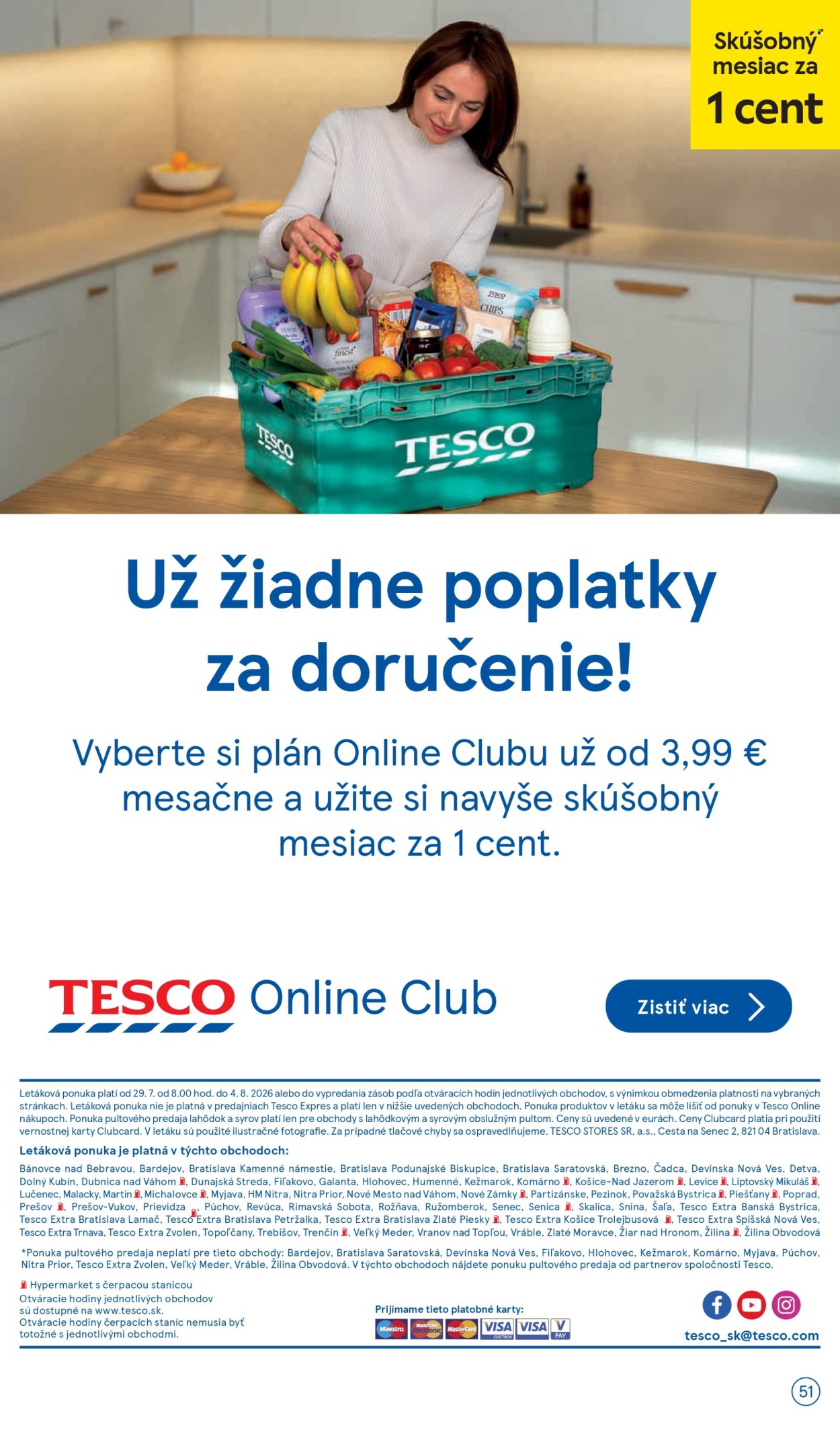 Leták TESCO - 29.7.2026 - 4.8.2026. Strana 51