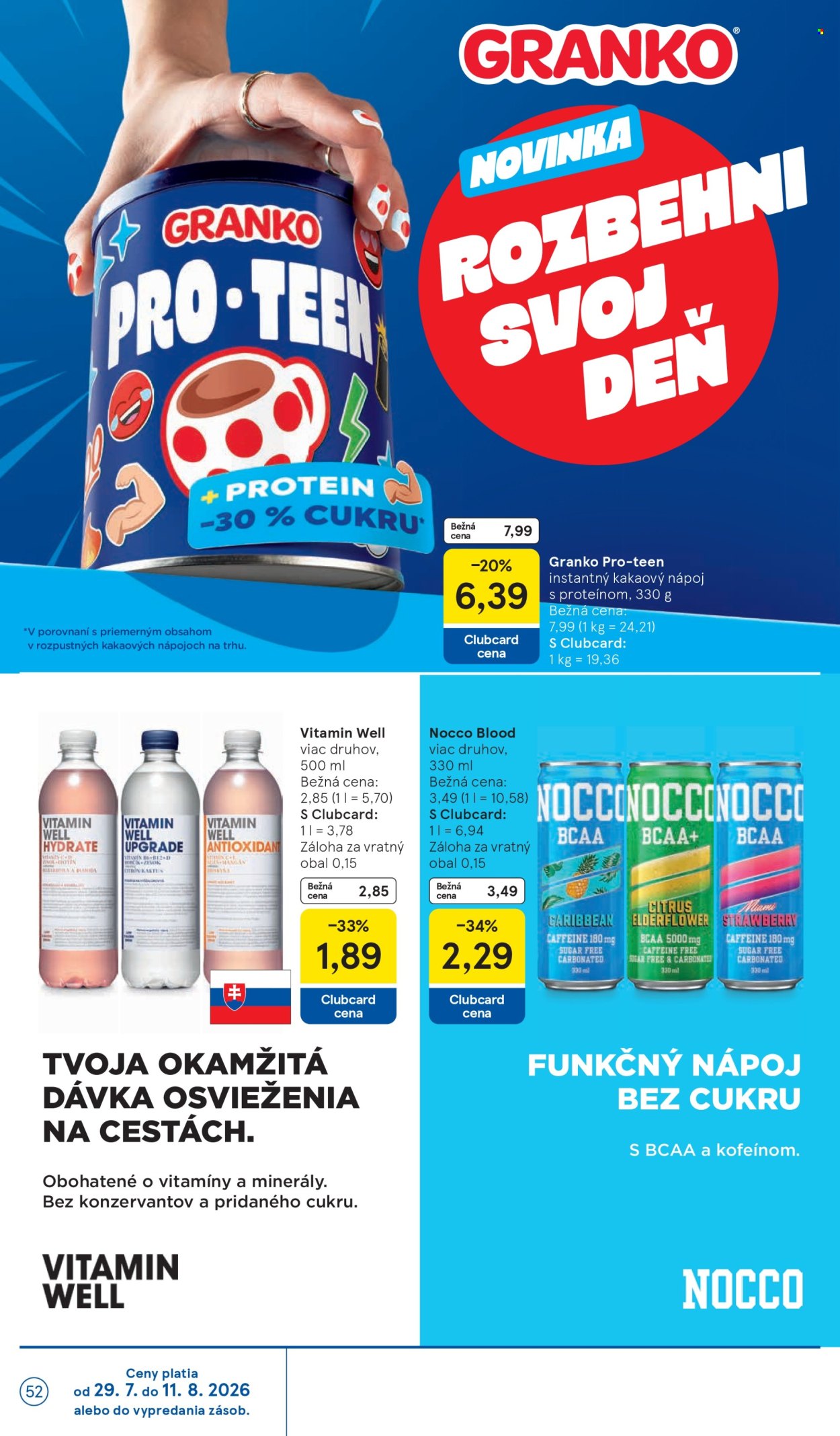 Leták TESCO - 29.7.2026 - 4.8.2026. Strana 52
