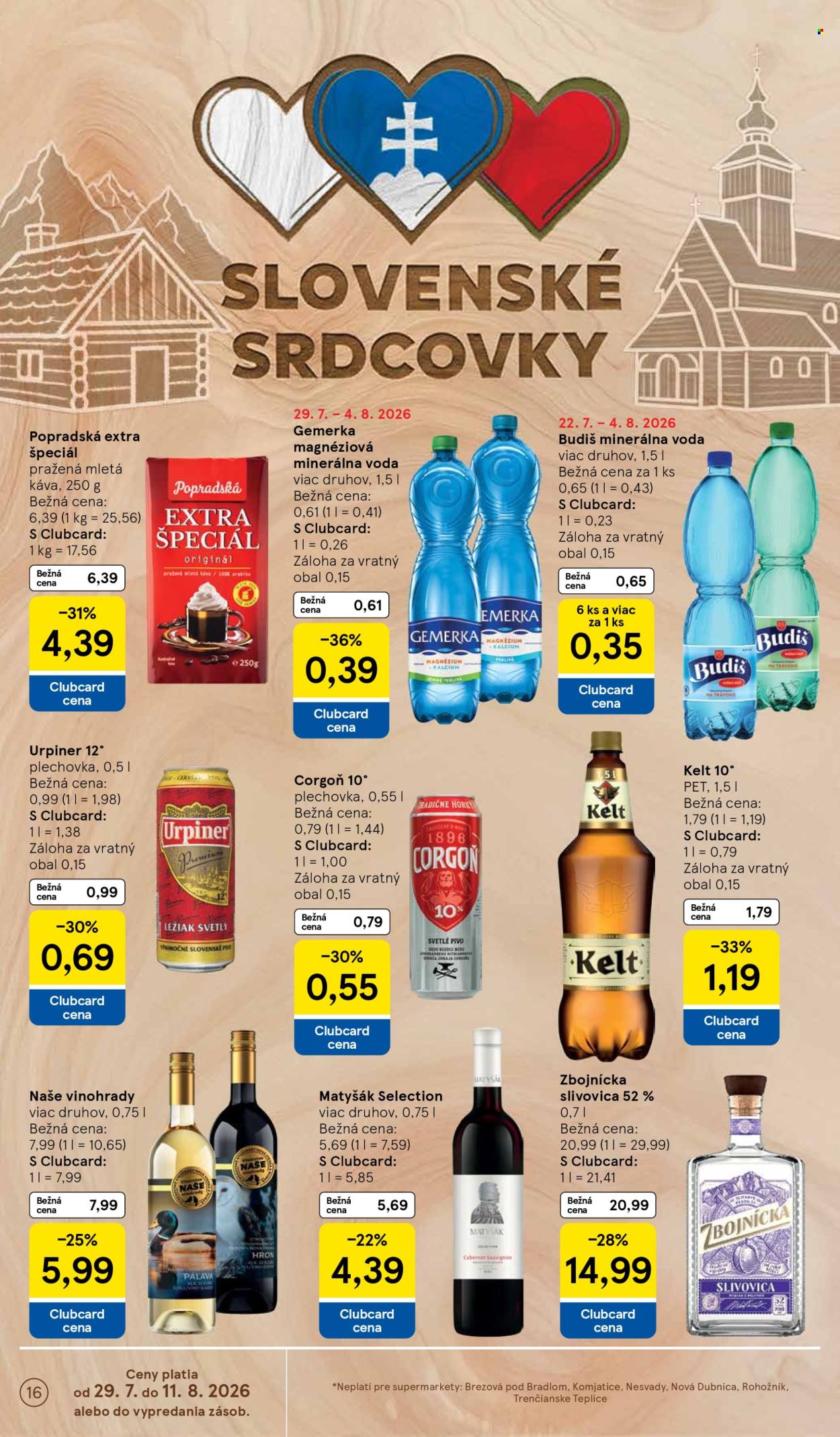 Leták TESCO supermarket - 29.7.2026 - 4.8.2026. Strana 16