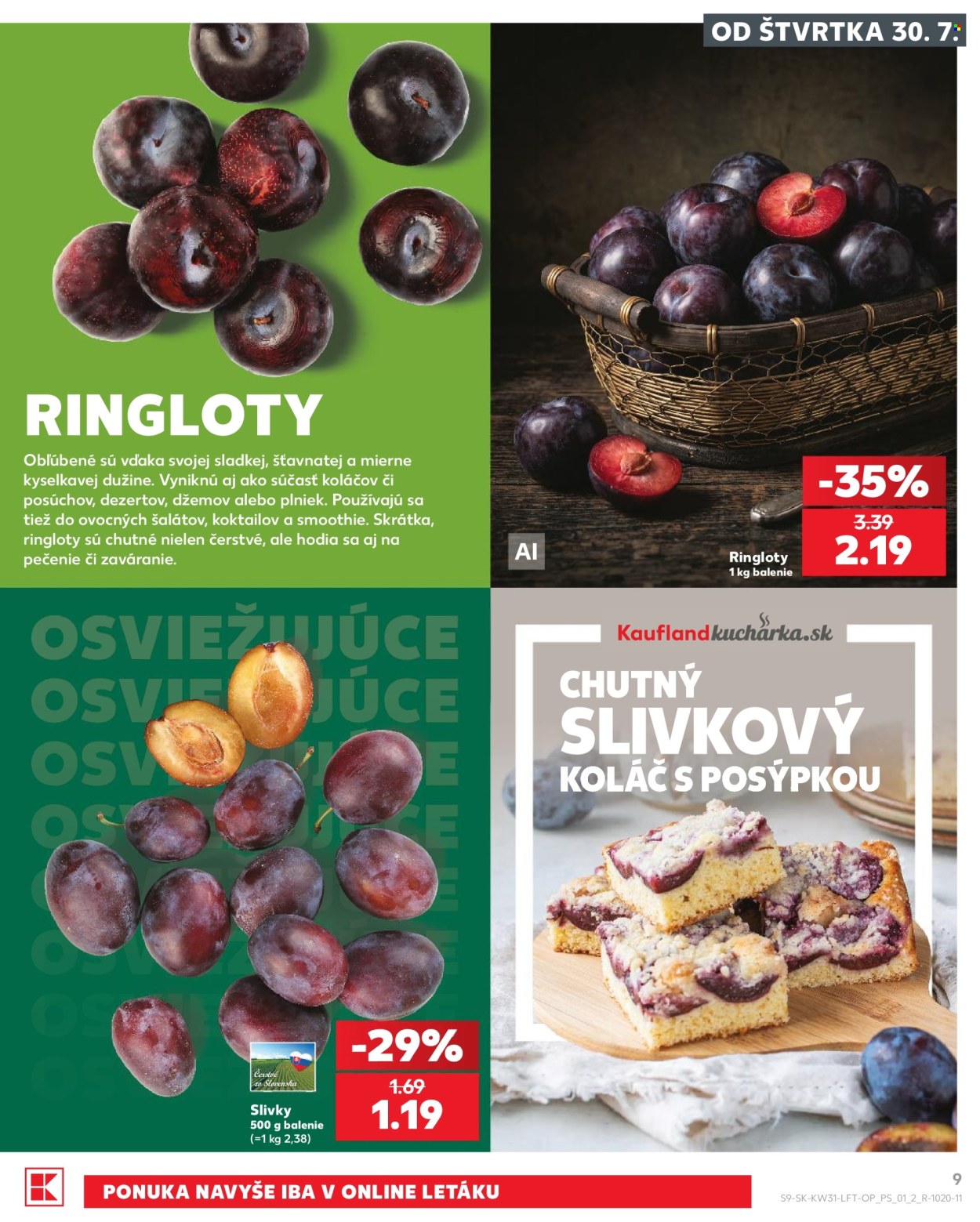 Leták Kaufland - 30.7.2026 - 5.8.2026. Strana 9