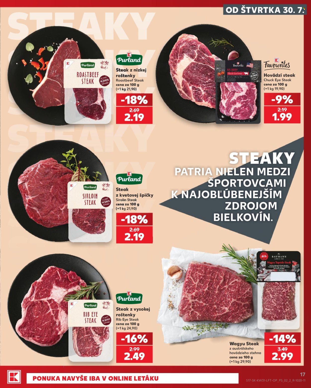 Leták Kaufland - 30.7.2026 - 5.8.2026. Strana 17