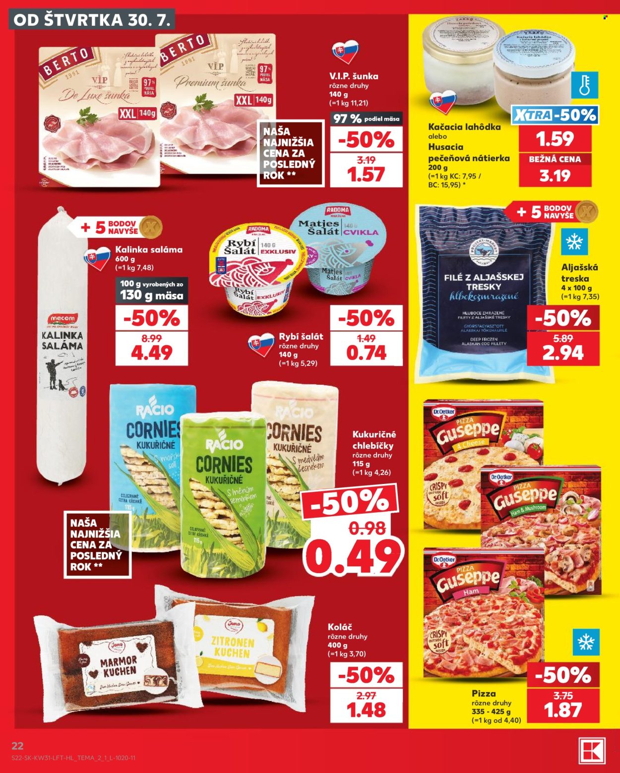 Leták Kaufland - 30.7.2026 - 5.8.2026. Strana 22