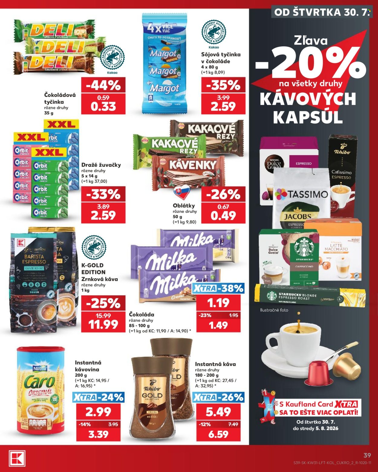 Leták Kaufland - 30.7.2026 - 5.8.2026. Strana 39