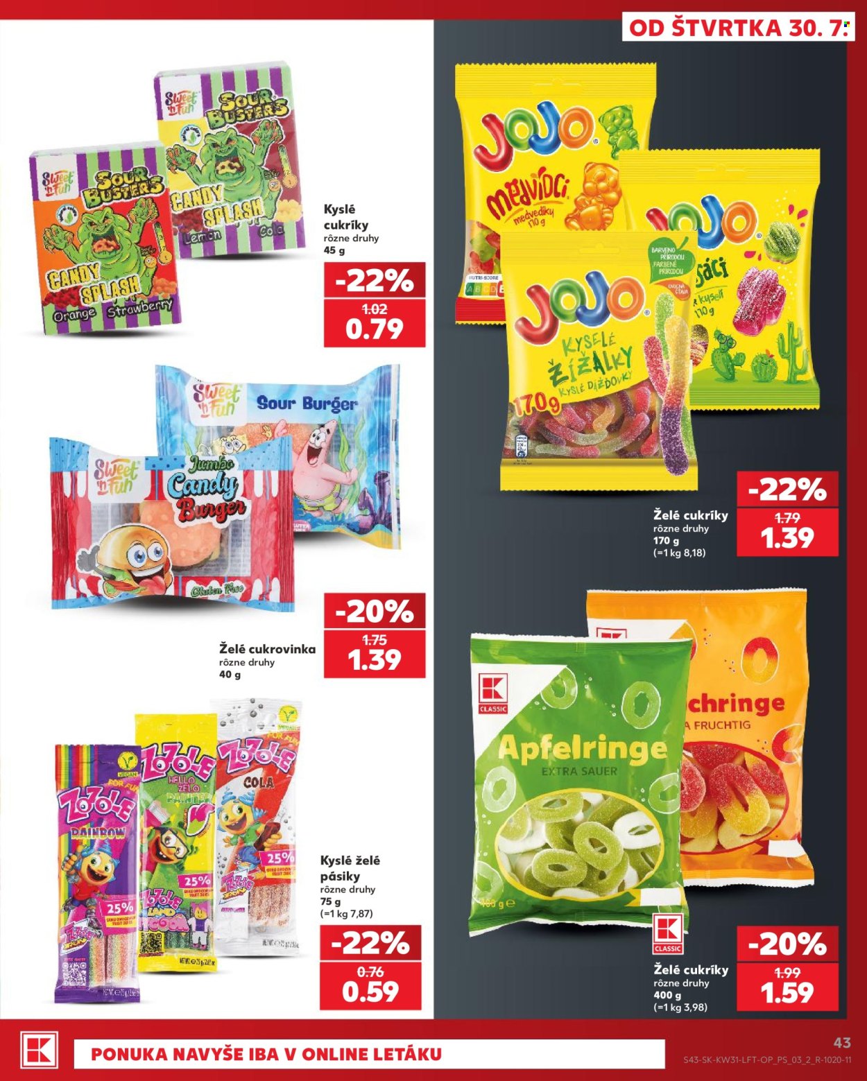 Leták Kaufland - 30.7.2026 - 5.8.2026. Strana 43