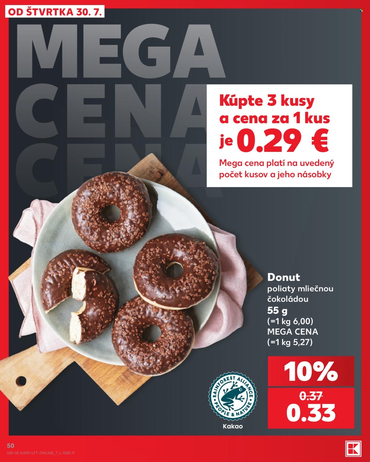 Leták Kaufland - 30.7.2026 - 5.8.2026. Strana 50