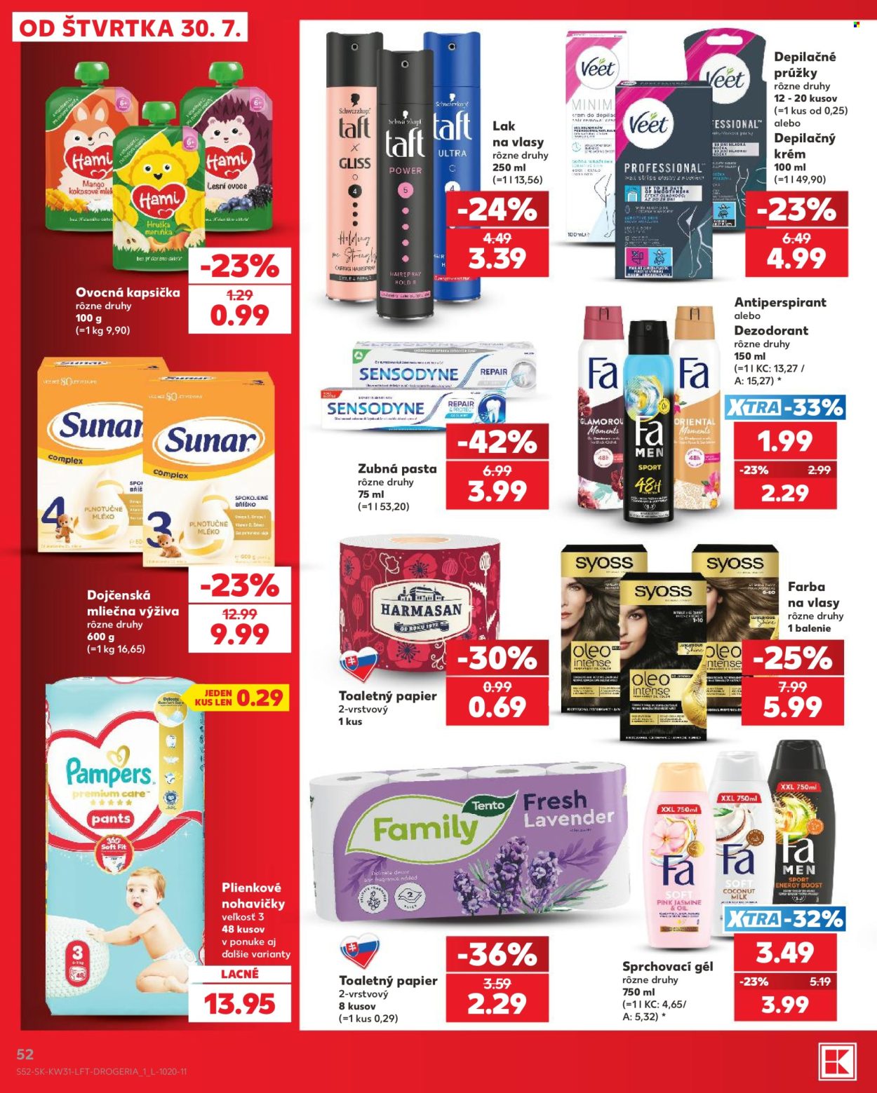 Leták Kaufland - 30.7.2026 - 5.8.2026. Strana 52