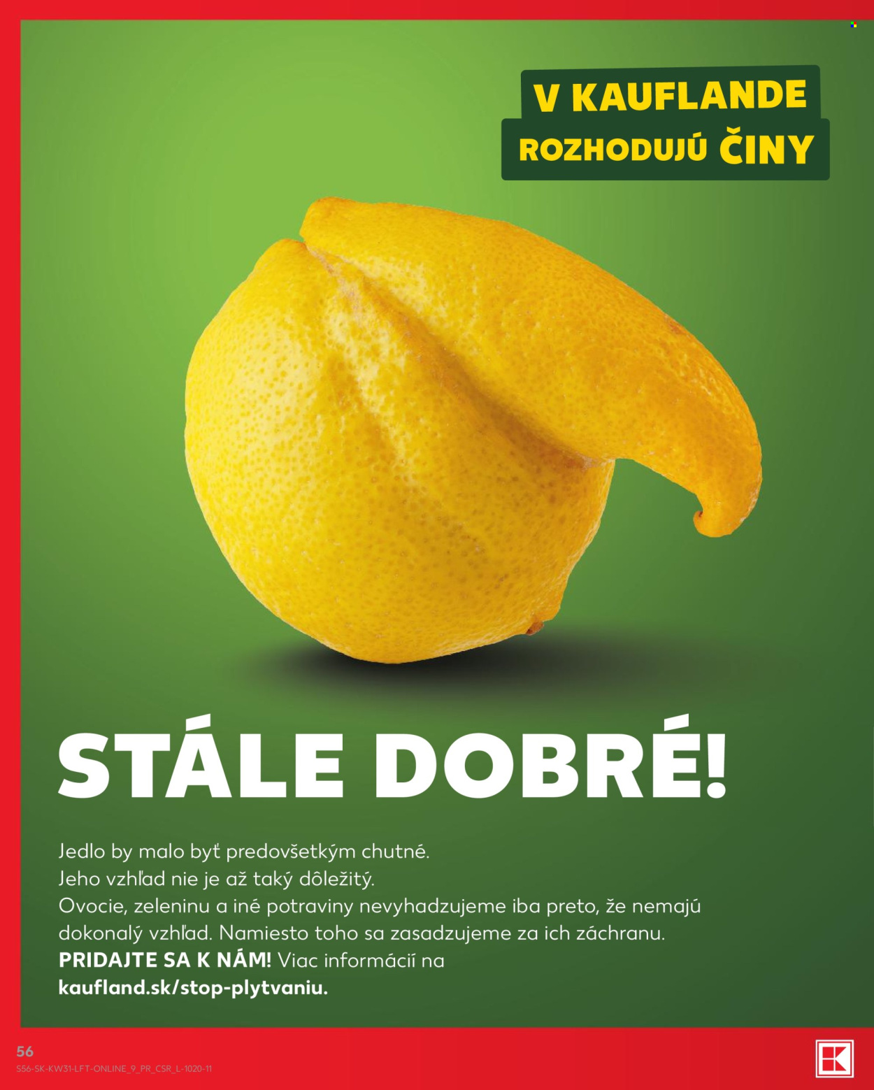 Leták Kaufland - 30.7.2026 - 5.8.2026. Strana 56