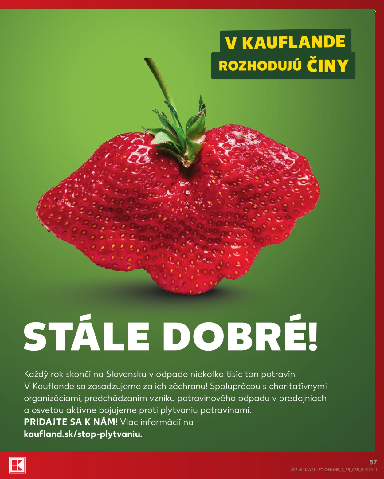 Leták Kaufland - 30.7.2026 - 5.8.2026. Strana 57