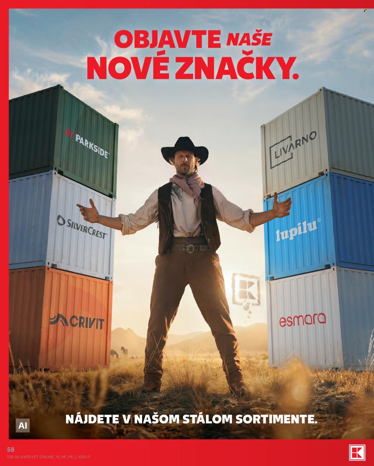 Leták Kaufland - 30.7.2026 - 5.8.2026. Strana 58