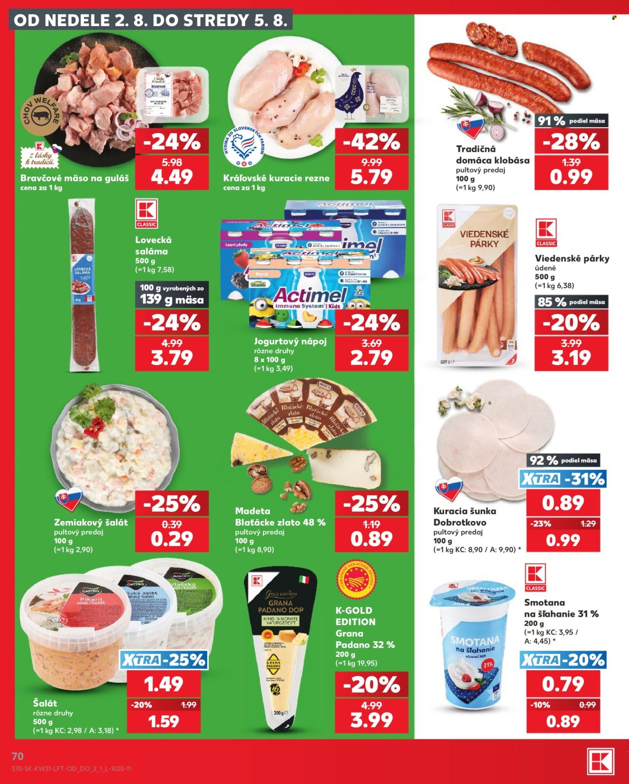 Leták Kaufland - 30.7.2026 - 5.8.2026. Strana 70