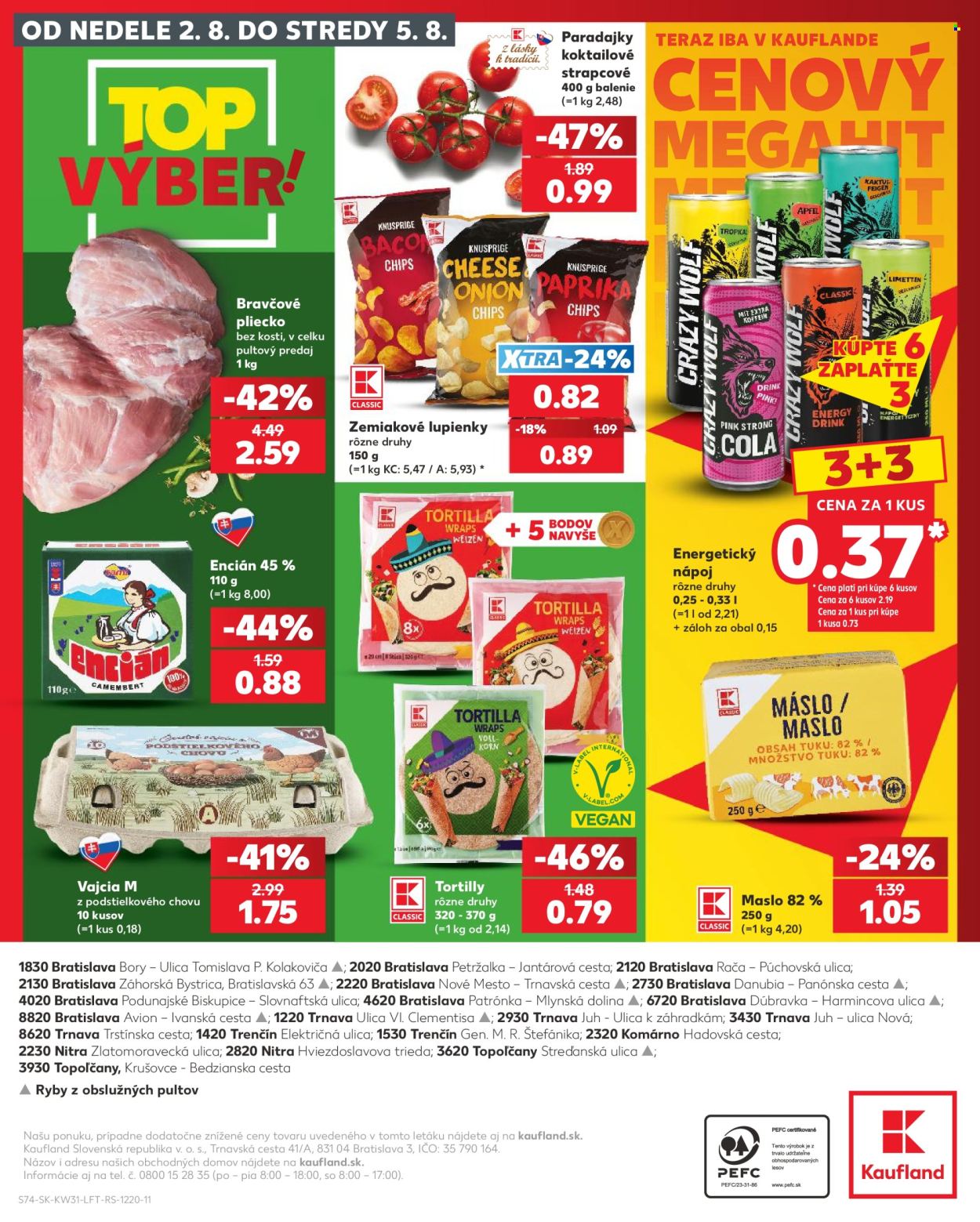 Leták Kaufland - 30.7.2026 - 5.8.2026. Strana 74