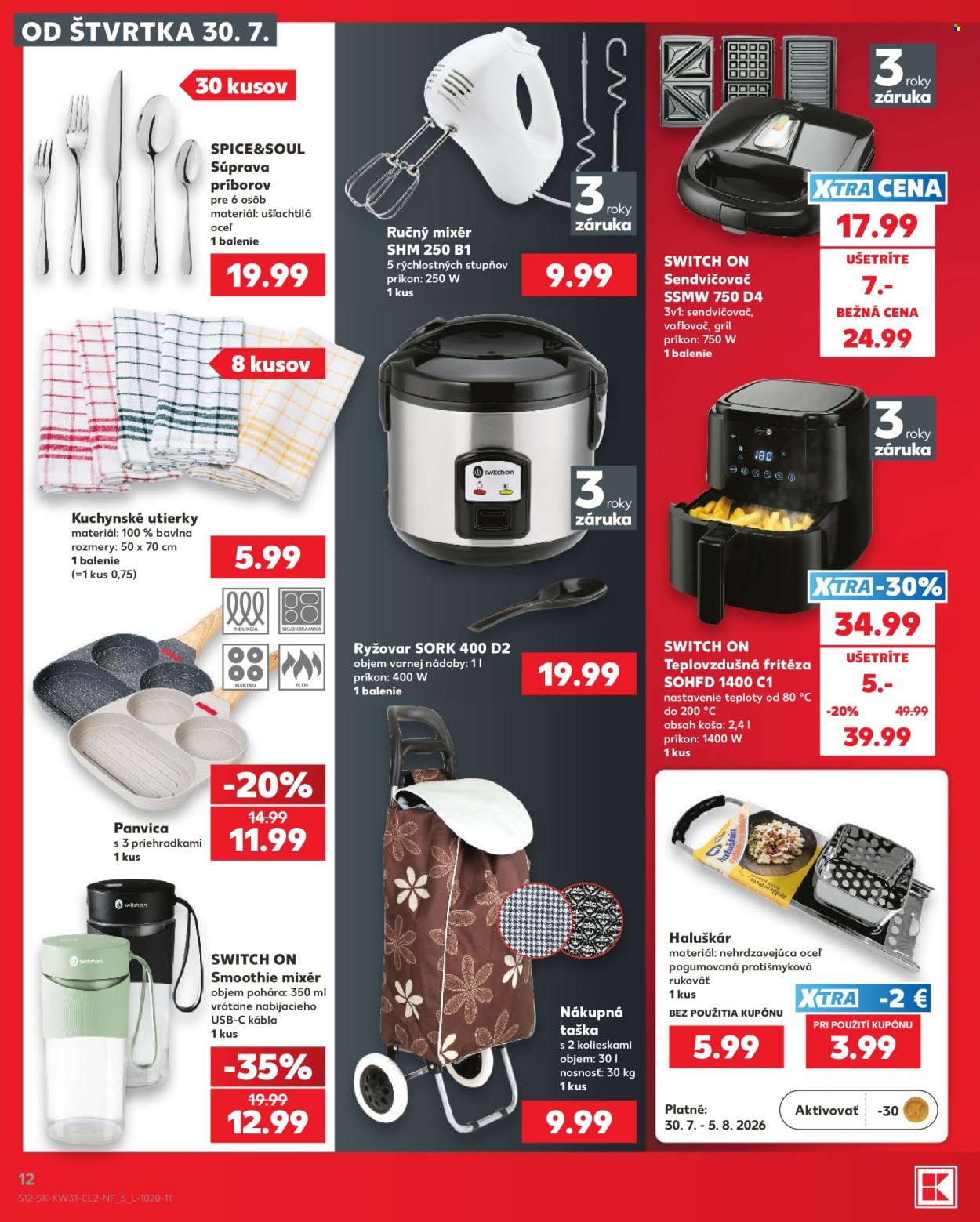Leták Kaufland - 30.7.2026 - 5.8.2026. Strana 12