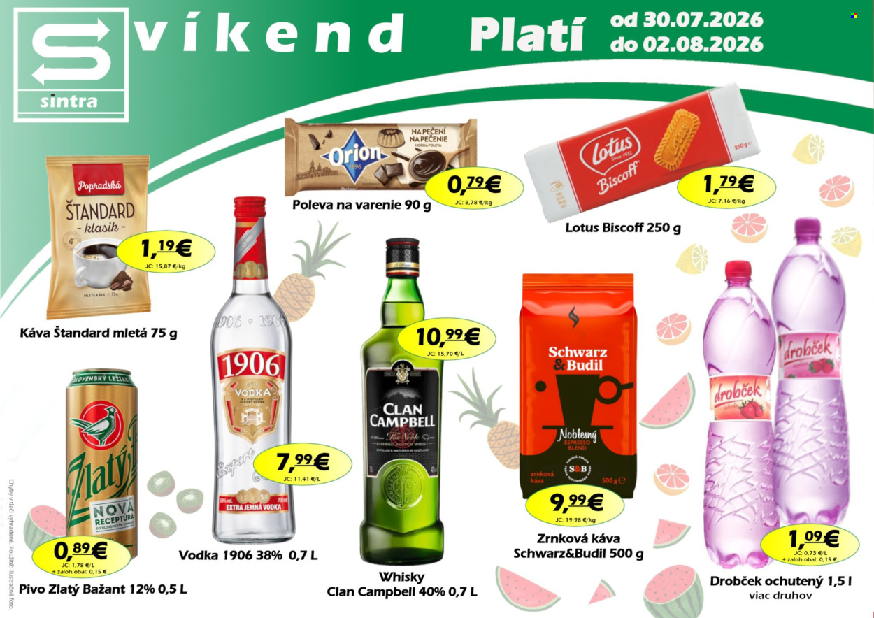 Leták Sintra - 30.7.2026 - 2.8.2026. Strana 1