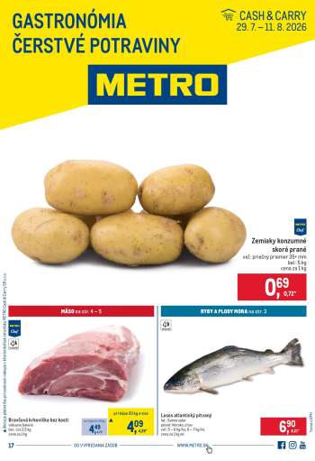 Leták Metro - 29.7.2026 - 11.8.2026.