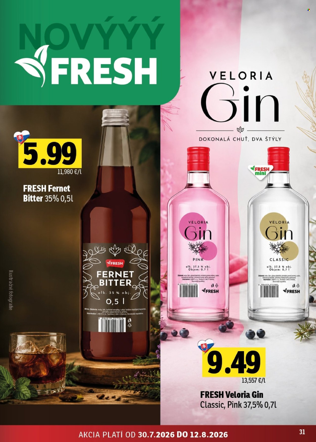 Leták FRESH - 30.7.2026 - 12.8.2026. Strana 31