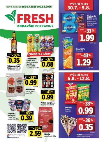 Leták FRESH - 30.7.2026 - 12.8.2026.