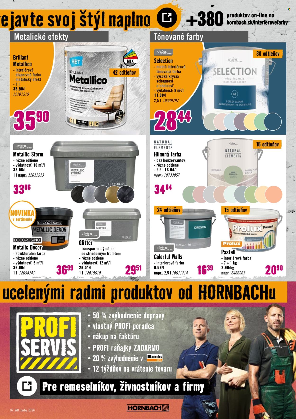 Leták Hornbach - 29.7.2026 - 12.8.2026. Strana 7