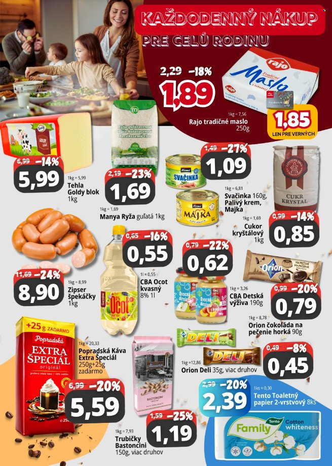 Leták CBA Komfos - 3.8.2026 - 31.8.2026. Strana 2