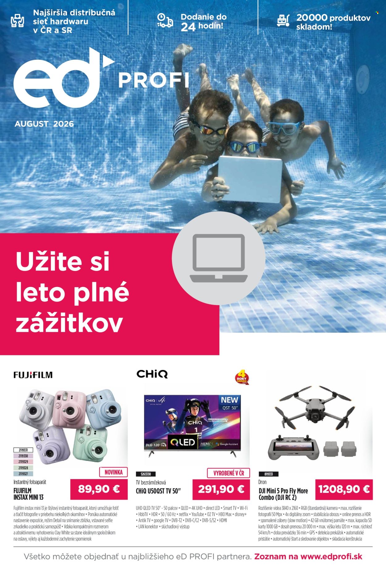Leták eD PROFI - 1.8.2026 - 31.8.2026. Strana 1