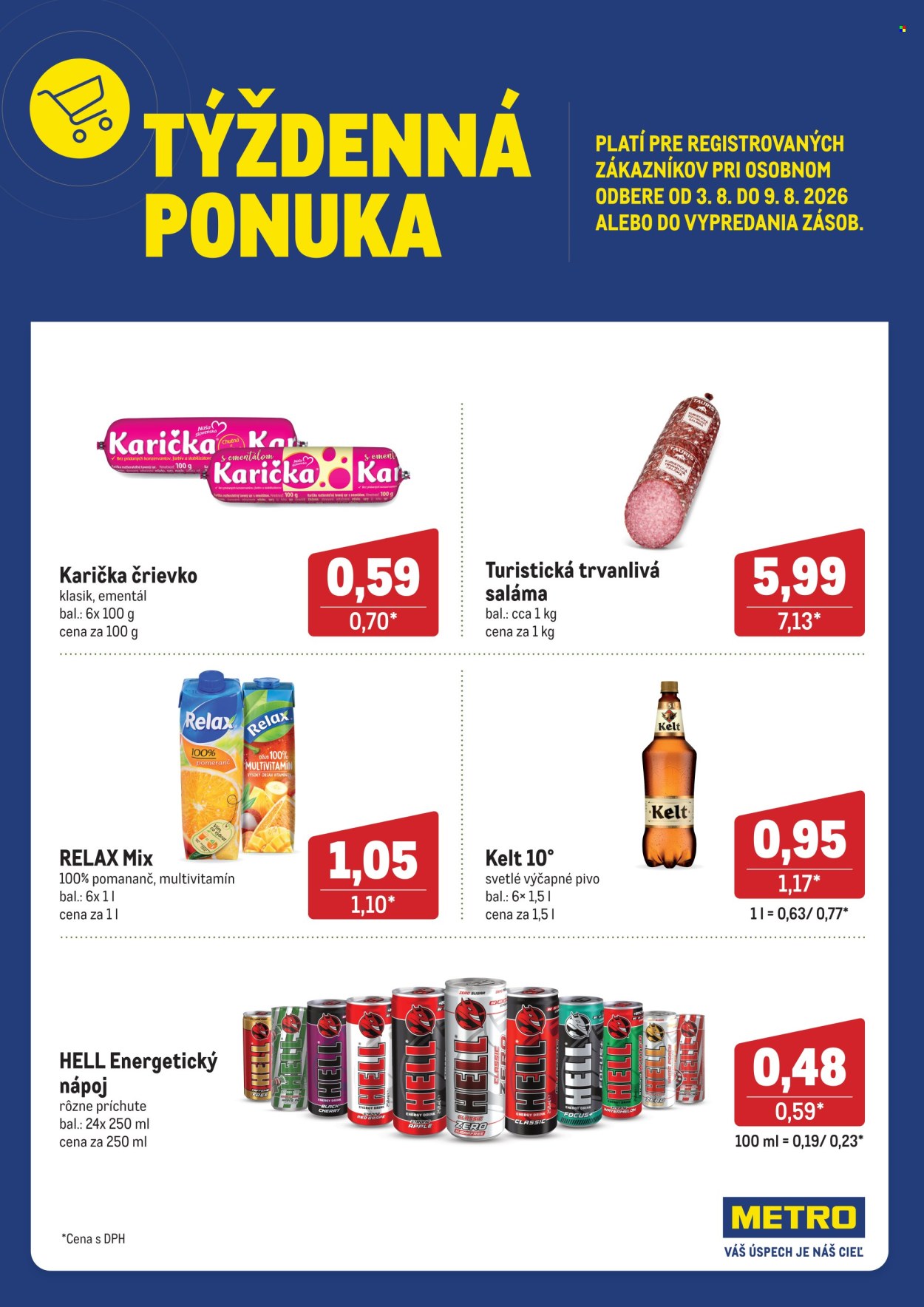 Leták Metro - 3.8.2026 - 9.8.2026. Strana 1