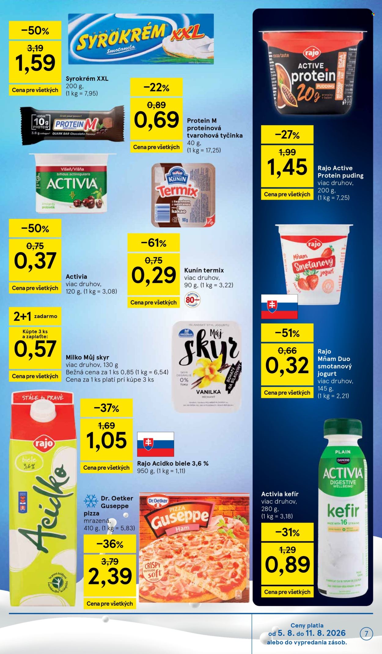 Leták TESCO - 5.8.2026 - 11.8.2026. Strana 7