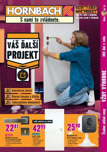 Leták Hornbach - 5.8.2026 - 19.8.2026.