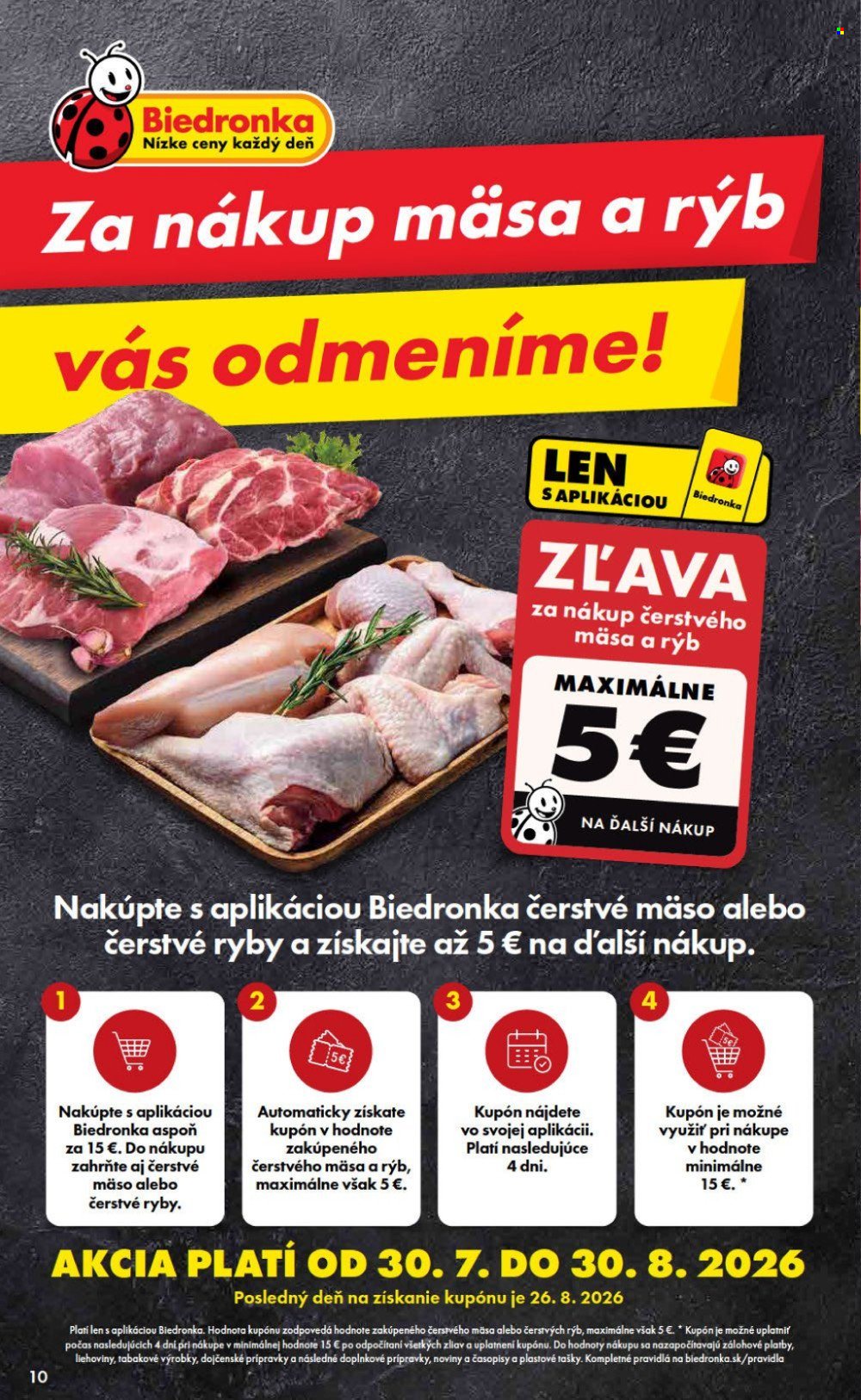 Leták Biedronka - 10.8.2026 - 12.8.2026. Strana 10
