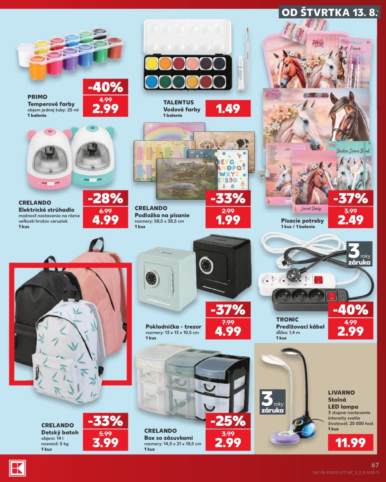 Leták Kaufland - 13.8.2026 - 19.8.2026. Strana 67