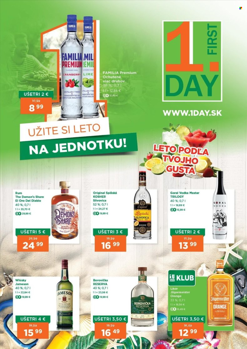 Leták 1Day - 13.8.2026 - 26.8.2026. Strana 1