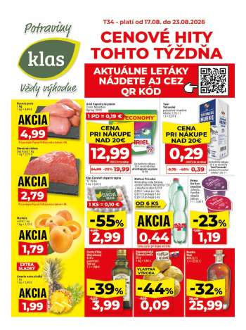 Leták Klas - 17.8.2026 - 23.8.2026.