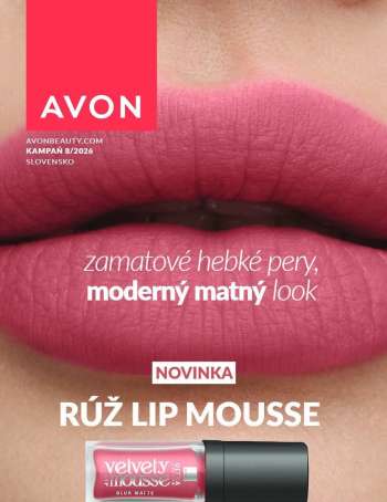 Leták Avon - 1.8.2026 - 31.8.2026.
