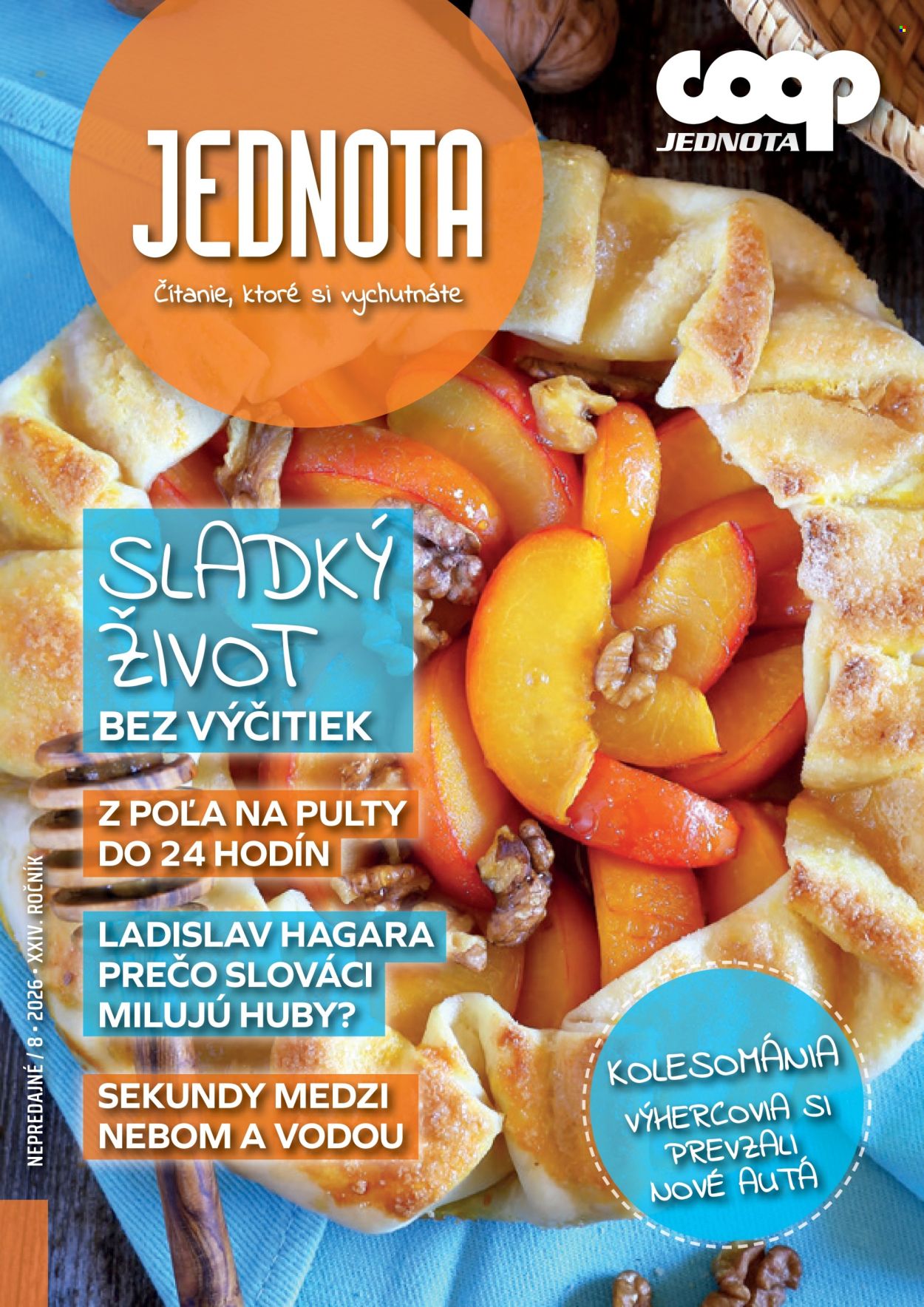 Leták COOP Jednota - 1.8.2026 - 31.8.2026. Strana 1
