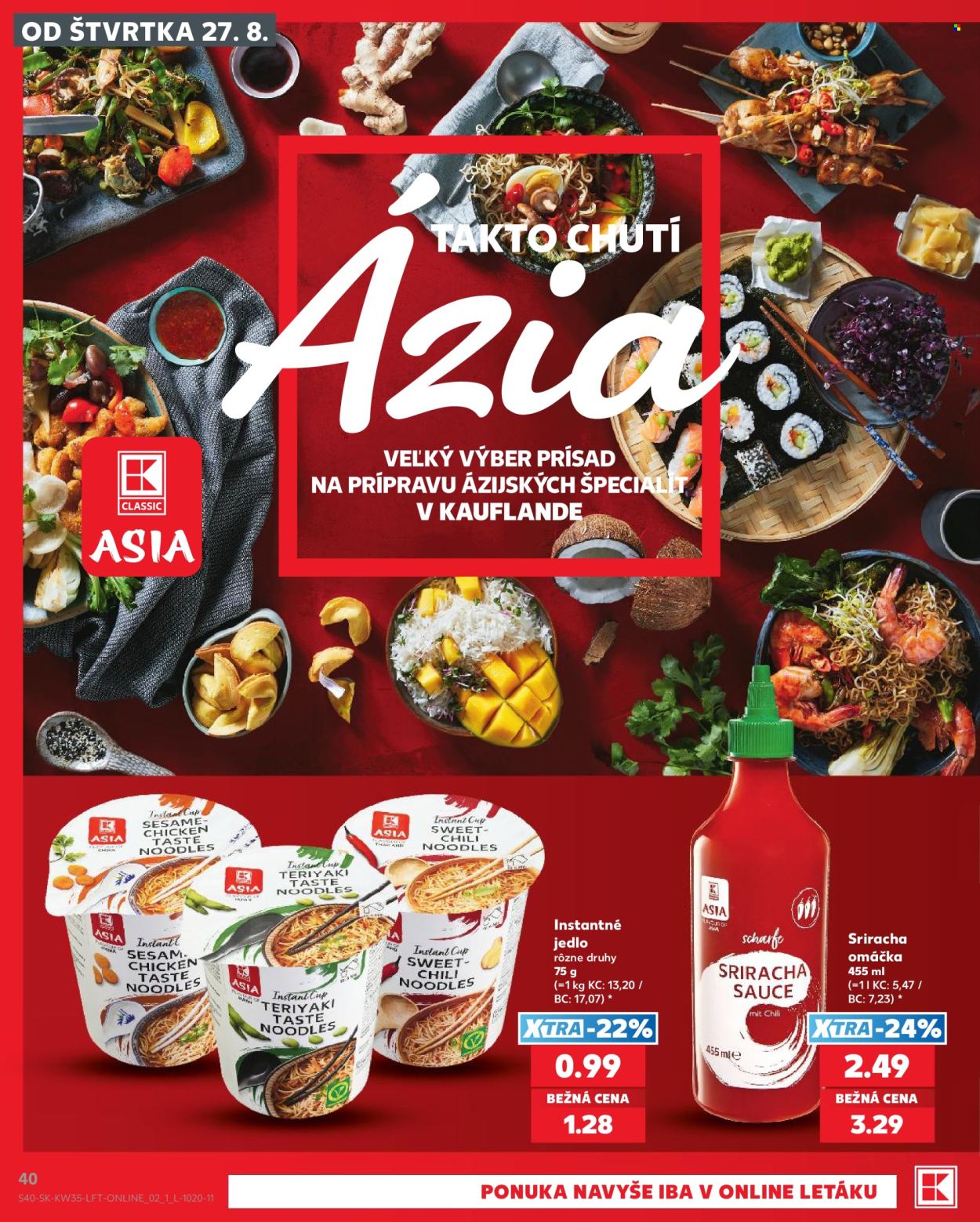 Leták Kaufland - 27.8.2026 - 2.9.2026. Strana 40