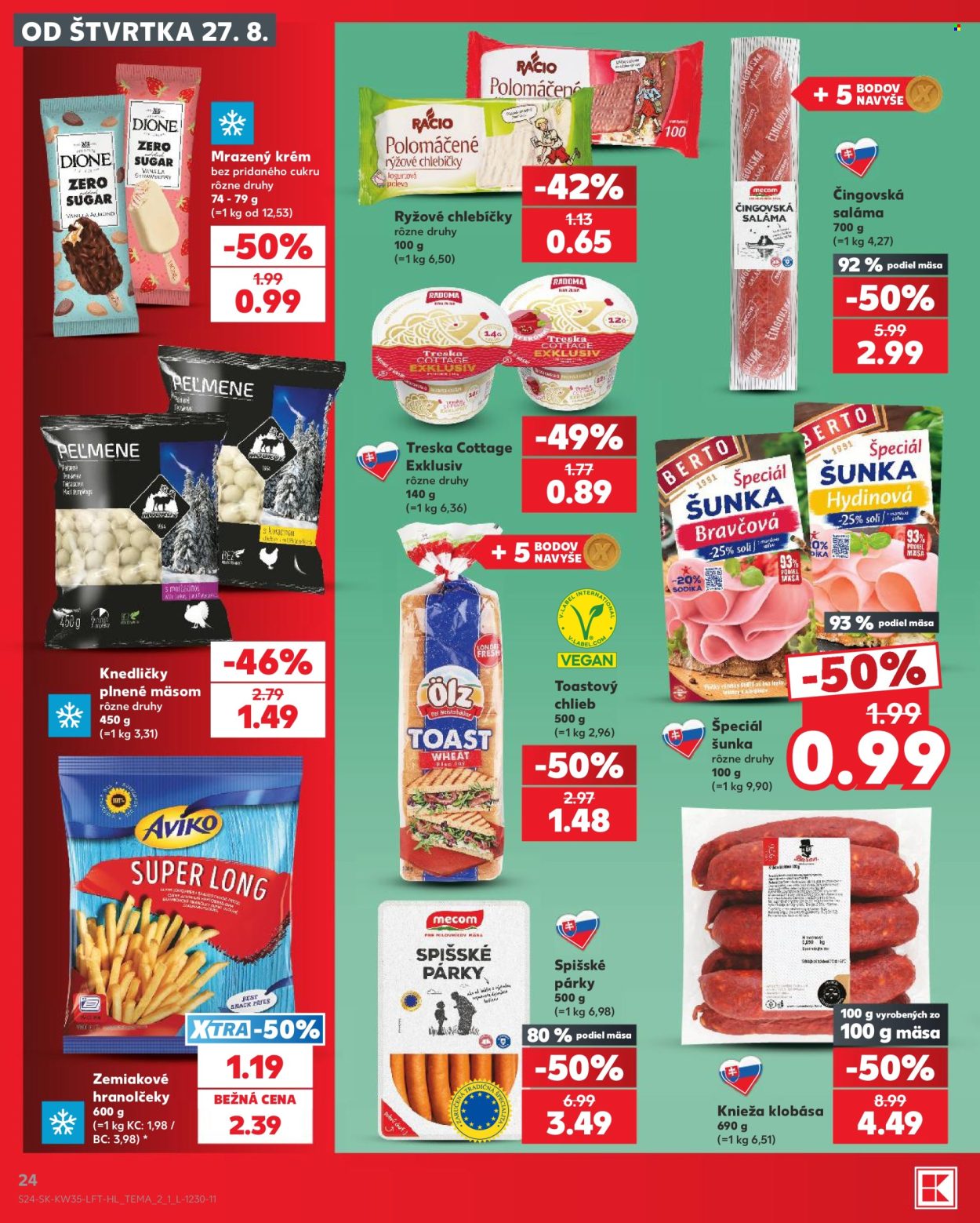 Leták Kaufland - 27.8.2026 - 2.9.2026. Strana 24