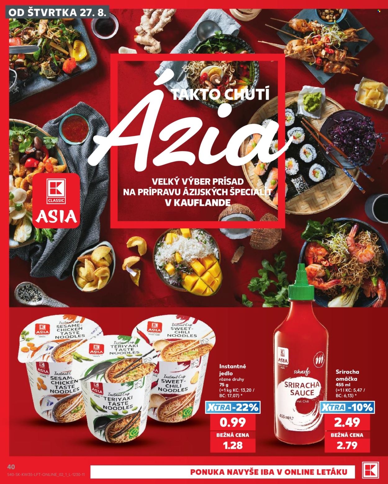 Leták Kaufland - 27.8.2026 - 2.9.2026. Strana 40