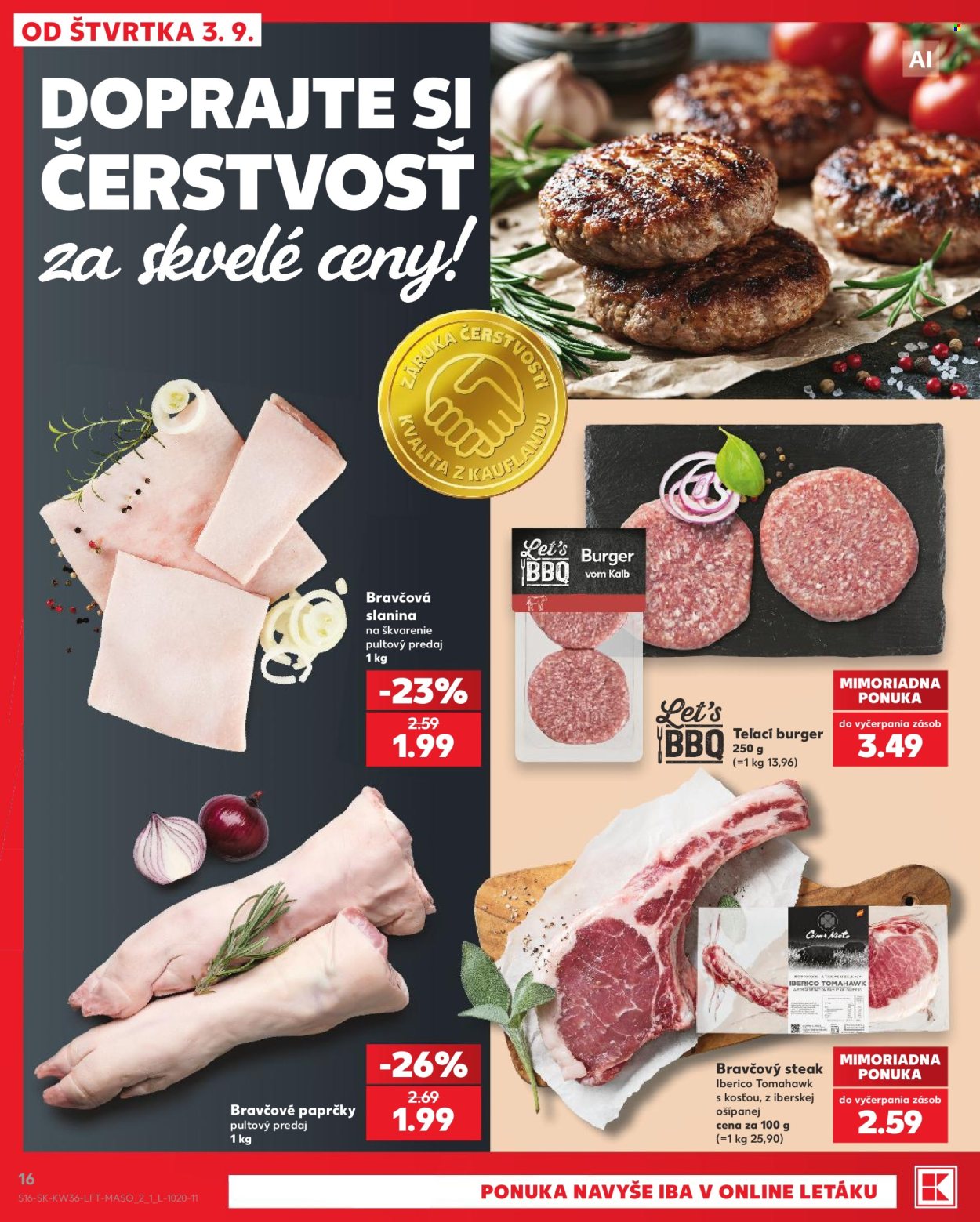 Leták Kaufland - 3.9.2026 - 3.9.2026. Strana 16