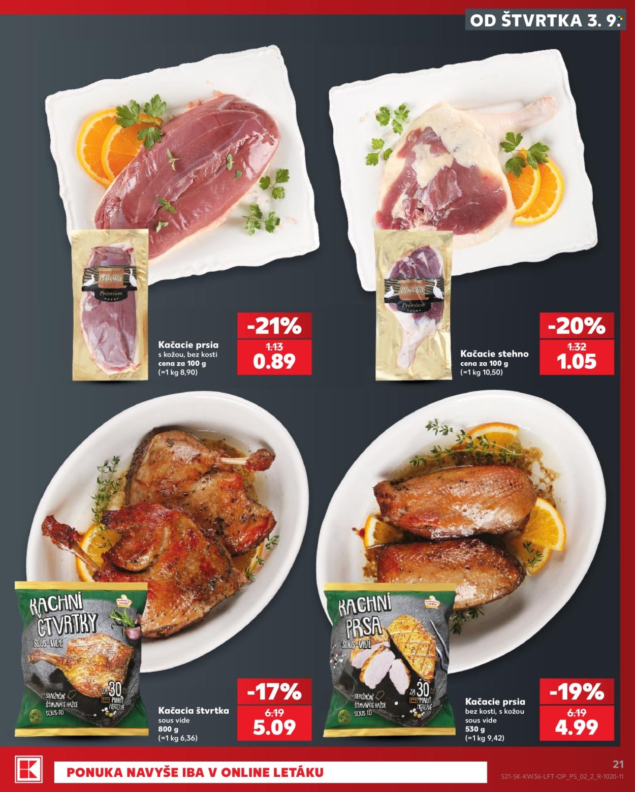 Leták Kaufland - 3.9.2026 - 3.9.2026. Strana 21