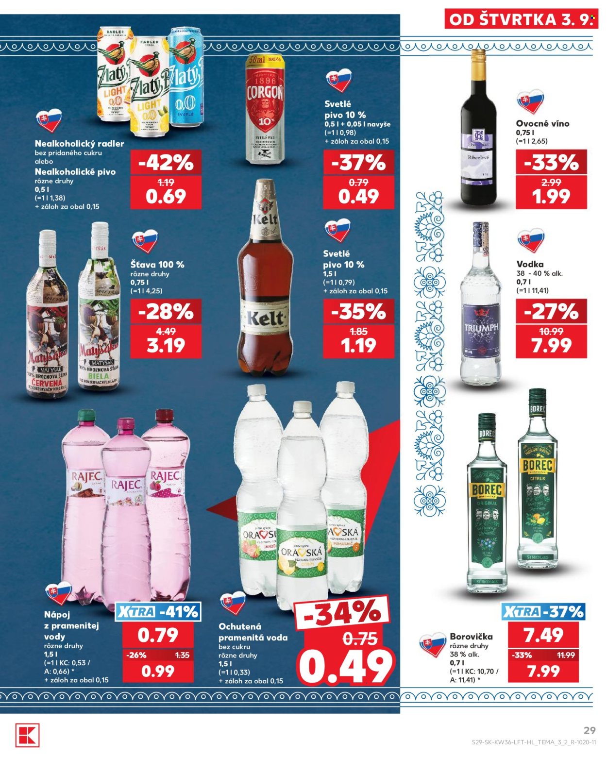 Leták Kaufland - 3.9.2026 - 3.9.2026. Strana 29