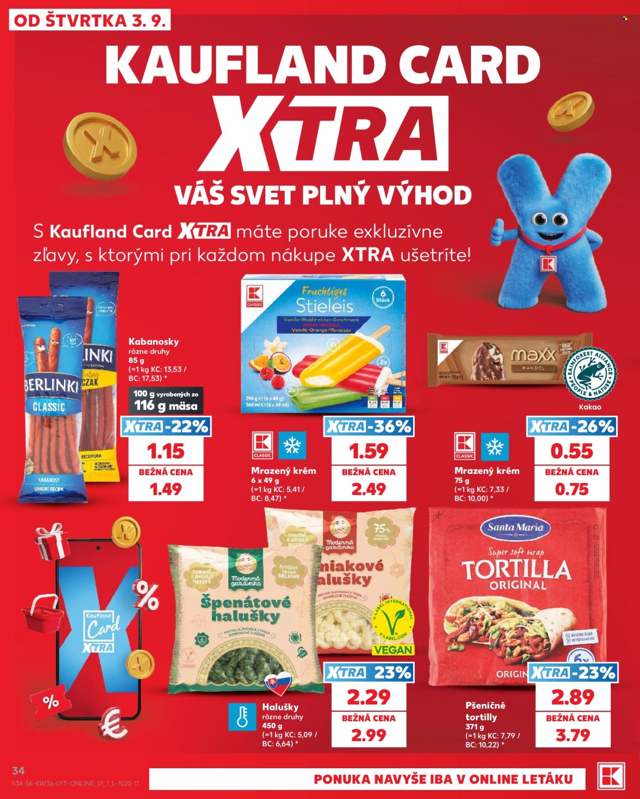 Leták Kaufland - 3.9.2026 - 3.9.2026. Strana 34