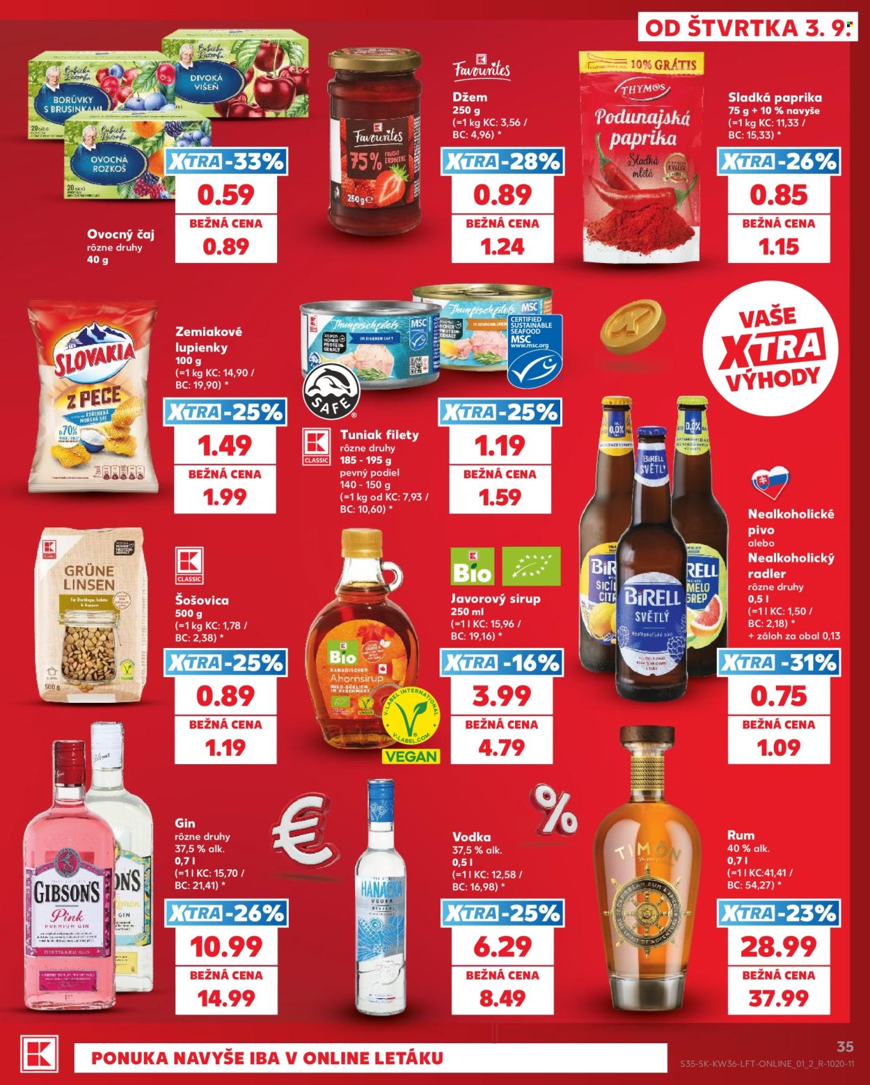 Leták Kaufland - 3.9.2026 - 3.9.2026. Strana 35