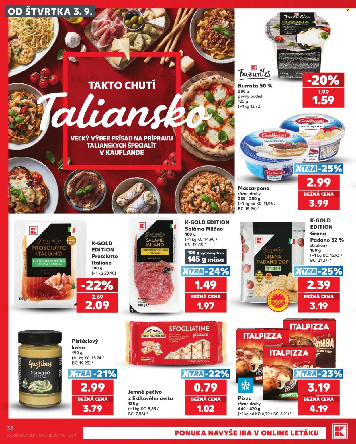 Leták Kaufland - 3.9.2026 - 3.9.2026. Strana 38