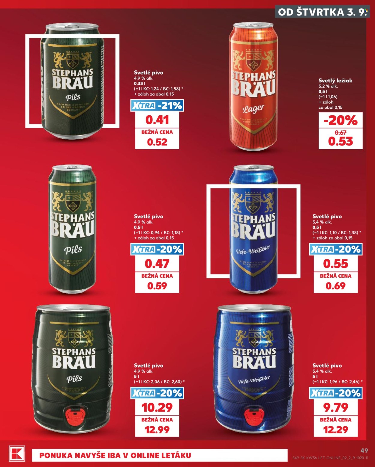 Leták Kaufland - 3.9.2026 - 3.9.2026. Strana 49